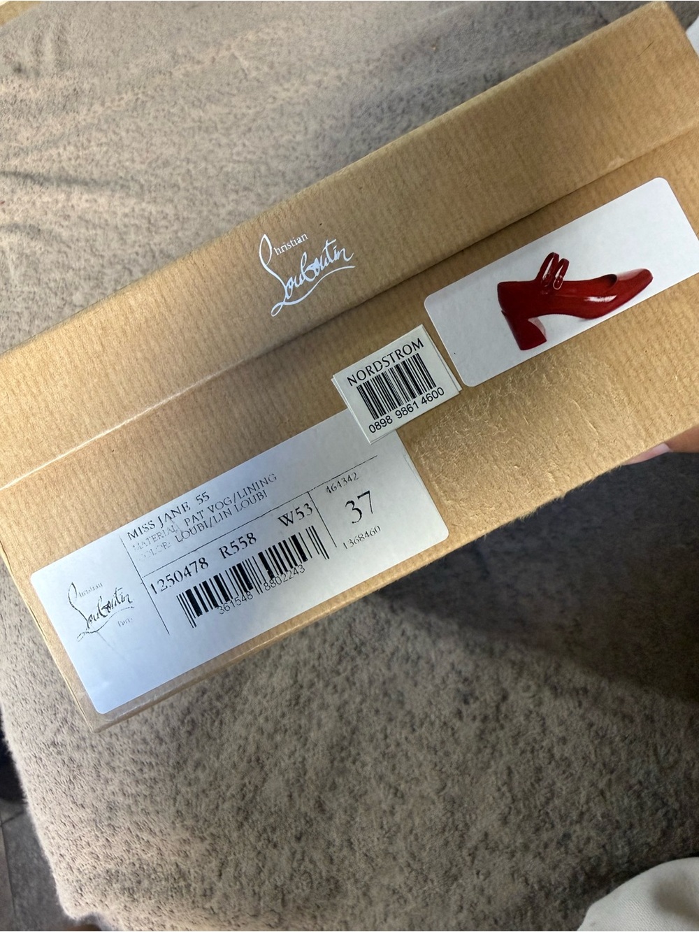 Christian Louboutin Red Shoe Box with Branded Label new and dust bags - Picture 2 of 12